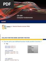 Computer Fundamentals: by Nauman Shamim Lecturer PIEAS