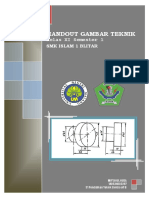 Hand Out Gambar Teknik Kelas Xi Presentasi