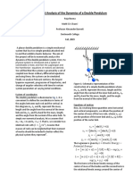 Double Pendulum Chaos PDF