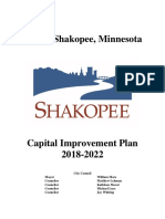 2018-2022 Capital Improvement Plan for 9-19 Meeting W- Page Numbers