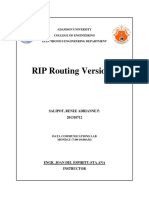 RIP Routing Version 2: Adamson University College of Engineering Electronics Engineering Department