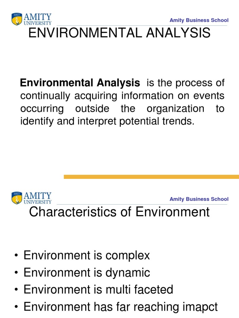 Environmental Analysis Is The Process of | PDF | Swot Analysis | Resource
