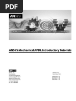 ANSYS Mechanical APDL Introductory Tutorials