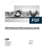 ANSYS Mechanical APDL Introductory Tutorials