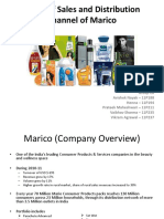 Study of Sales and Distribution Channel of Marico