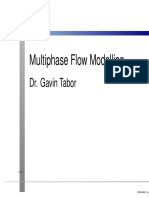 Multiphase Flow Modelling: Dr. Gavin Tabor