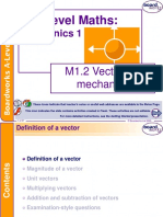 Vectors in Mechanics