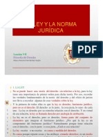 Filosofía Del Derecho Lección 7 La Norma Juridica