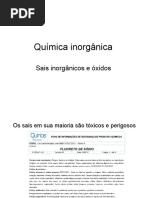 Aula Quimica Inorganica Sais e Oxidos