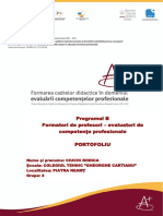 Formatori de Profesori - Evaluatori de Competenţe Profesionale PDF