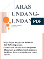 Laras Undang-Undang