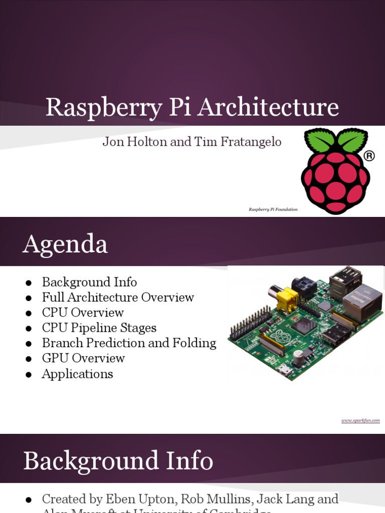 RPi ARchitecture | Raspberry Pi | Central Processing Unit