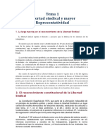 I. La Representación de Los Trabajadores en La Empresa