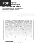 Narrativa e Repetição. Diálogos Fenomenológicos Com a Antígona de Sófocles