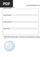 Examen de Geografía de 1 ESO