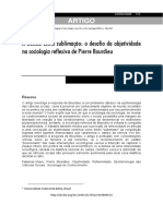 A ciência como sublimação o desafio da objetividade bourdieu.pdf