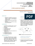 03 Laboratorio Dispositivos Activos - Rectificador en Puente PDF