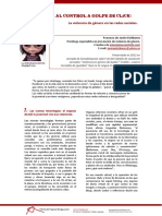 Ponencia - Del Amor Al Control A Golpe de Click. La Violencia de Genero en Las Redes Sociales - Ianire Estebanez PDF