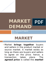 Market Demand: Ma. Cassandra P. Fajardo BSA 2-11