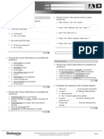 A1PLUS UNIT 2 Test Higher PDF