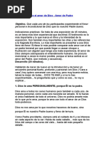 Dinámica Sobre El Amor de Dios