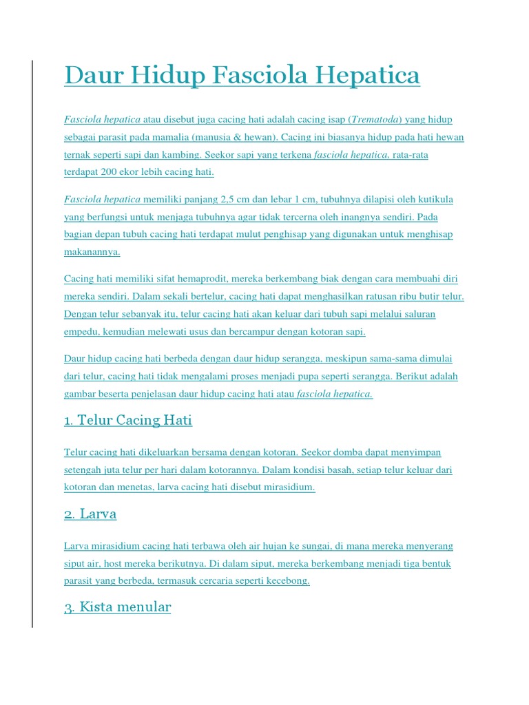 100 Gambar Telur Cacing Fasciola Hepatica Paling Keren - Gambar Pixabay