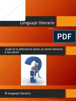 Lenguaje literario