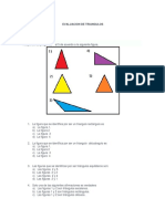 Evaluacion de Triangulos