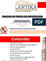 Fijación Precio Exportación 2017 Keyword Principal