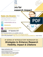 New indicators for measuring research impact