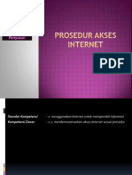 Prosedur Akses Internet