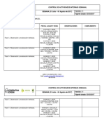 Formato de Actividades Semanal Todos Los Areas 31 Julio Al 04 Agosto