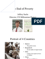 The End of Poverty: Jeffrey Sachs Director, UN Millennium Project