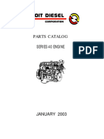 V80703 Detroit Diesel Series 40 Parts Catalogue