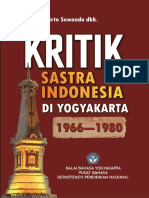 Kritik Sastra Yogyakarta