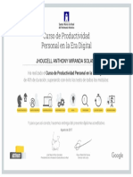 Curso de Productividad Personal en La Era Digital