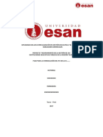 Plan de Formulación Del PCI ESAN