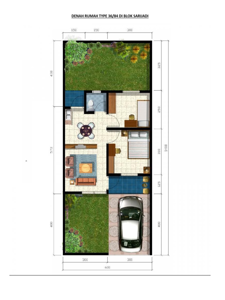 Denah Rumah Type 36 | PDF