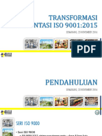 Transformasi ISO 9001 2008 Ke 2015