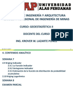 Geoestadística II Semana 7