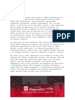 Texto Promocional - Liga BPerú