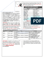 ADJ E QUANTITATIVOS EM INGLÊS