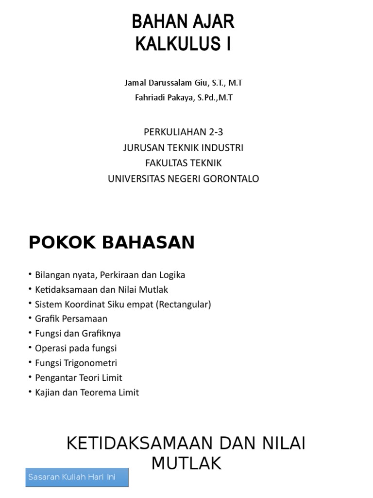 Mk Kalkulus I Pertemuan 2 3