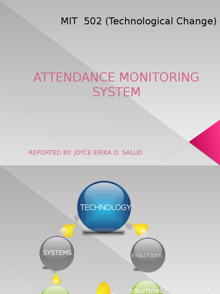 Attendance Monitoring System | PDF | Image Scanner | Biometrics