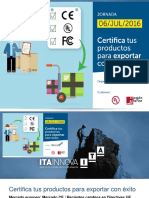 ITAINNOVA Marcado CE Recientes Cambios Directivas UE1