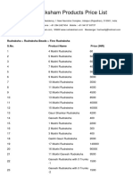 Rudraksh Am Pricelist