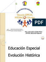 Evolución Histórica de Educación Especial