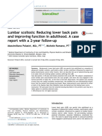 Lumbar Scoliosis Reducing Lower Back Pain