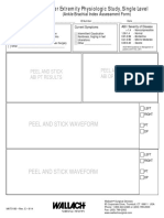 Ankle Brachial Index Assessment Form