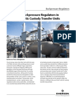 The Role of Backpressure Regulators in Lease Automatic Custody Transfer Units